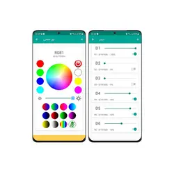 دیمر - RGB هوشمند با کنترل از وای فای و اینترنت مدل RAD-W403