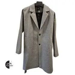 پالتو مردانه طوسی VAMOS