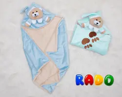 پتو دورپیچ طرح خرس برجسته