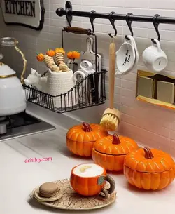 مینی قابلمه طرح کدو تنبل