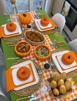 مینی قابلمه طرح کدو تنبل