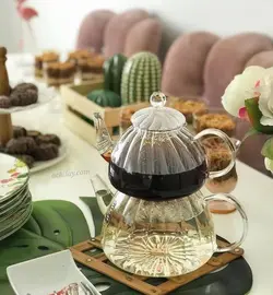 کتری قوری پیرکس طرح کدو