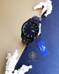 ساعت مردانه دو تقویم میما mema مشکی m626