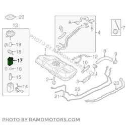 صافی بنزین کیا سراتو | سایپا | Genuine Parts | 319102H000