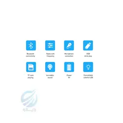 ‫‫اسپیکر بلوتوثی قابل حمل پارتی باکس مدل ZQS 6213