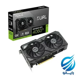 کارت گرافیک ایسوس مدل Vga Asus Dual GeForce RTX 4060 Ti SSD OC Edition 8GB GDDR6