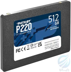 اس اس دی اینترنال پتریوت مدل P220 ظرفیت 512 گیگابایت