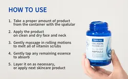 آمپول آبرسان صورت کلاژن و هیالورونیک اسید فارم استی Farmstay