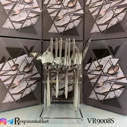 ست قاشق و چنگال ۶نفره ۳۳ پارچه ورسا مدل VR9008