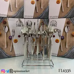 ست قاشق و چنگال ۶نفره ۳۸ پارچه فلیکس مدل FL633