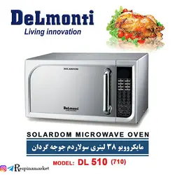 مایکروویو سولاردم ۳۸ لیتری سیلور دلمونتی مدل DL 510