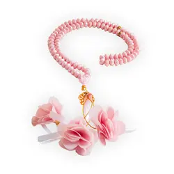 تسبیح گلدار 101 دانه مدل شکوفه بهاری