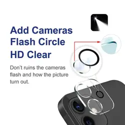 گلس و محافظ لنز دوربین گوشی Apple iPhone 12