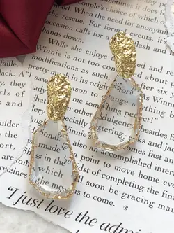 گوشواره کریستال شیشه ای