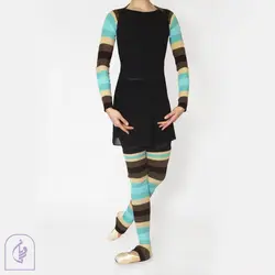 ست گتر و شراگ دست باف - روبان برند ورزشی هنری بانوان