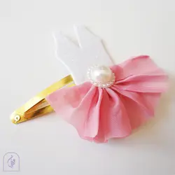 گیره موی بچگانه طرح پیراهن باله
