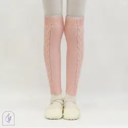 گتر بافتنی بچگانه صورتی - روبان برند ورزشی هنری بانوان -