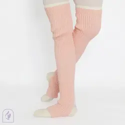 گتر باراوسل صورتی - روبان برند ورزشی_هنری بانوان - گتر باراوسل و باله بافتنی صورتی