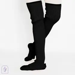 گتر باراوسل مشکی - روبان برند ورزشی_هنری بانوان - گتر باراوسل و باله