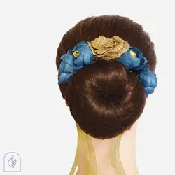 ریسه گل با روبان تزئینی