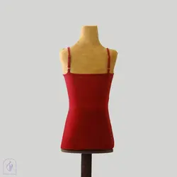 بادی بندی پشت بسته قرمز - روبان برند ورزشی_هنری بانوان - بادی باله