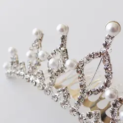 تاج شانه ای مرواریدی