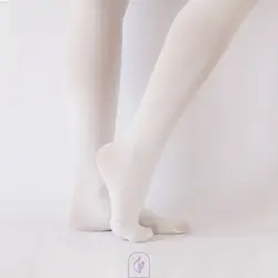 جوراب شلواری ساده سفید - روبان برند ورزشی هنری بانوان 215,000 تومان