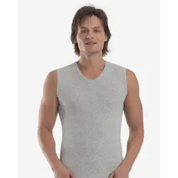 زیرپوش حلقه ای یقه هفتی مردانه oztas طوسی