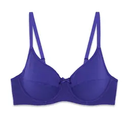 سوتین نخی فنردار زنانه نیو کد 406 آبی نفتی