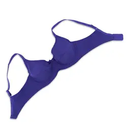 سوتین نخی فنردار زنانه نیو کد 406 آبی نفتی