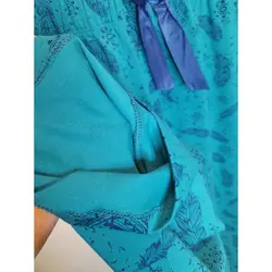 شلوار راحتی زنانه roseten رُزتن طرحدار سبز