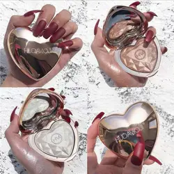 هایلایتر قلبی هدی موجی HUDAMOJI LOVE Highlight Powder