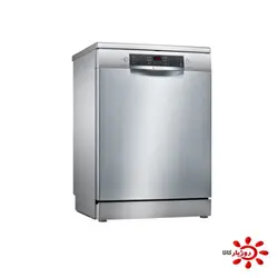 مشخصات، قیمت و خرید ماشین ظرفشویی بوش SMS46NW03E با ظرفیت 14 نفره نقره‌ای