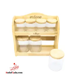 ست پا سماوری ادویه و حبوبات 7 تایی یونیک(4)/6135 | صدف کالا (فروشگاه بزرگ صدف)