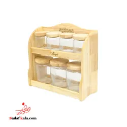 ست پا سماوری ادویه و حبوبات 7 تایی یونیک(4)/6135 | صدف کالا (فروشگاه بزرگ صدف)