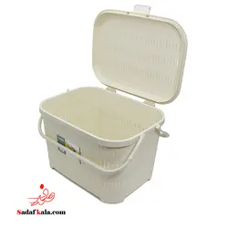 سبد پیک نیک دربدار کوتاه بامبو الوان لیمون(6)/1550 | صدف کالا (فروشگاه بزرگ صدف)