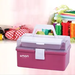 جعبه لوازم خیاطی ساده الوان لیمون(12)/1294 | صدف کالا (فروشگاه بزرگ صدف)