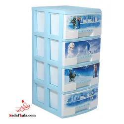 دراور 4 طبقه لارج BL طرح عروسکی هوم کت(1)/1314 | صدف کالا (فروشگاه بزرگ صدف)