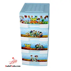 دراور 4 طبقه لارج BL طرح عروسکی هوم کت(1)/1314 | صدف کالا (فروشگاه بزرگ صدف)