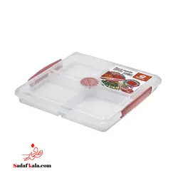 ظرف فریزری 4 خانه کوچک هوم کت(24)/3707 | صدف کالا (فروشگاه بزرگ صدف)