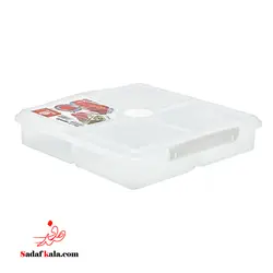 ظرف فریزری 4 خانه کوچک هوم کت(24)/3707 | صدف کالا (فروشگاه بزرگ صدف)