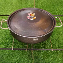 ماهیتابه سایز 48 گرانیت دو رو تیارا | صدف کالا (فروشگاه بزرگ صدف)