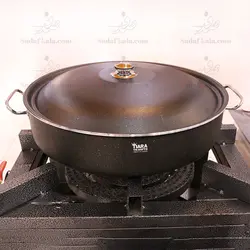 ماهیتابه سایز 44 گرانیت دو رو تیارا/44PTG | صدف کالا (فروشگاه بزرگ صدف)