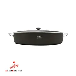 ماهیتابه سایز 44 گرانیت دو رو تیارا/44PTG | صدف کالا (فروشگاه بزرگ صدف)