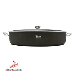 ماهیتابه سایز 54 گرانیت دو رو تیارا | صدف کالا (فروشگاه بزرگ صدف)