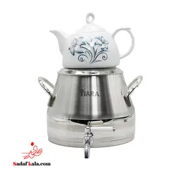 کتری قوری شیر دار 6 لیتر پرنسا تیارا/6070 | صدف کالا (فروشگاه بزرگ صدف)