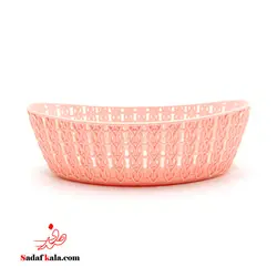 سبد نان و سبزی طرح بافت سایز 1 گلدپلاست(36)/0767 | صدف کالا (فروشگاه بزرگ صدف)