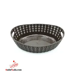 سبد نان و سبزی طرح بافت سایز 1 گلدپلاست(36)/0767 | صدف کالا (فروشگاه بزرگ صدف)