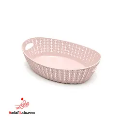 سبد نان و سبزی طرح بافت سایز 3 گلدپلاست (36)/0816 | صدف کالا (فروشگاه بزرگ صدف)