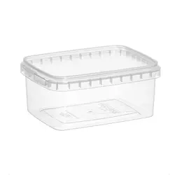 ظرف ماکروویو 550 شفاف طب پلاستیک(300) | صدف کالا (فروشگاه بزرگ صدف)